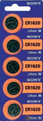 Sony CR1620-5BL [CR1620BEA] (100/500/50000)