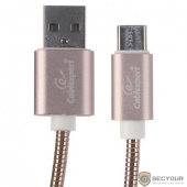 Cablexpert Кабель USB 2.0 CC-G-USBC02Cu-1M AM/Type-C, серия Gold, длина 1м, золото, блистер