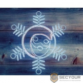 NEON-NIGHT (501-339) Фигура &quot;Снежинка с Дедом Морозом&quot; размер 107*95см, 14м дюралайт 