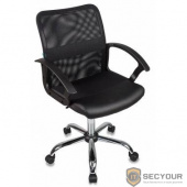Кресло Бюрократ CH-590SL/BLACK спинка сетка черный сиденье черный искусственная кожа крестовина хром