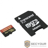 Micro SecureDigital 32Gb Transcend TS32GUSDHC10U1 {MicroSDHC Class 10 UHS-I, SD adapter}