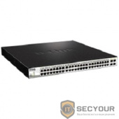 D-Link DGS-1210-52MPP/E1A PROJ Настраиваемый коммутатор WebSmart с 48 портами 10/100/1000Base-T и 4 портами 1000Base-X SFP (порты 1-48 с поддержкой PoE 802.3af/802.3at (30 Вт), PoE-бюджет 740 Вт)