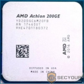 CPU AMD Athlon 200GE OEM {3.2 GHz/2core/1+4Mb/SVGA RADEON Vega 3/35W/Socket AM4}
