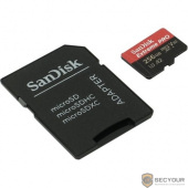 Флеш-накопитель Sandisk Карта памяти Sandisk Extreme Pro microSDXC 256GB + SD Adapter + Rescue Pro Deluxe 170MB/s A2 C10 V30 UHS-I U3