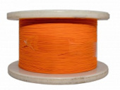 Hyperline FO-B9-IN-50-1-LSZH-OR-2000 (2000 м) кабель волоконно-оптический 50/125 (OM2) многомодовый, 1 волокно, simplex, плотное буферное покрытие (tight buffer) 0.9 мм, LSZH, оранжевый