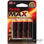 Kodak MAX LR6-4BL  [KAA-4 ] (80/400/17600) (4шт в уп-ке)