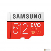 Micro SecureDigital 512Gb Samsung EVO Plus v2 Class 10 MB-MC512GA/RU {MicroSDXC Class 10 UHS-I U3, SD adapter}