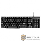 Гарнизон Клавиатура игровая GK-200G, USB, черный, антифантомные и механизированные клавиши, 12 допол
