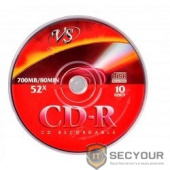  Диски VS CD-R 80min, 52x, Сake Box 10шт.