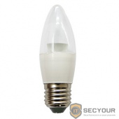 ECOLA C7QW60ELC candle   LED Premium  6,0W 220V  E27 2700K прозрачная свеча с линзой (композит) 105x35