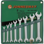 JONNESWAY [W25108S] Набор ключей гаечных рожковых в сумке, 6-22 мм, 8 предметов 