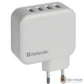 Defender Сетевой адаптер 4 порта USB, 5V / 6.2А (UPA-60) (83544)			