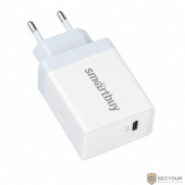 Smart buy Сетевое ЗУ FLASH, SBP-1018C (18 вт, PD (3.0 А), белое, USB type C, 1 USB (SBP-1018C)