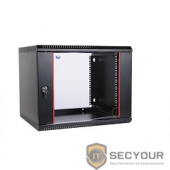 ЦМО Шкаф телекоммуникационный настенный разборный 6U (600х520) дверь стекло,цвет черный (ШРН-Э-6.500-9005)