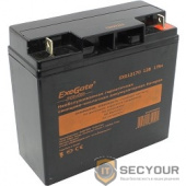 Exegate EP160756RUS Аккумуляторная батарея  Exegate EG17-12 / EXG12170/ GP 12170, 12В 17Ач, клеммы под болт M5