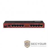 MikroTik RB2011UiAS-IN RouterBOARD Роутер для помещений: 10 Ethernet (5 Gigabit), 1 SFP, 128 МБ RAM, сенсорный дисплей и раздача PoE-питания