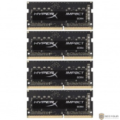 Kingston DRAM 32GB 2400MHz DDR4 CL15 SODIMM (Kit of 4) HyperX Impact EAN: 740617268232