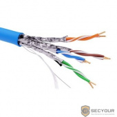DKC RN6AUFLS5BL Информационный кабель экранированый  U/FTP 4х2 CAT6A, LSZH, синий (бухта 500 м)   