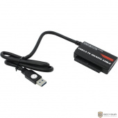 ORIENT Адаптер UHD-501, USB 3.0 to SATA II (3Gb/s) & IDE HDD 2.5&quot;/3.5&quot;/DVD, кнопка OTB (BackUp), внешний БП 5/12В (30335)