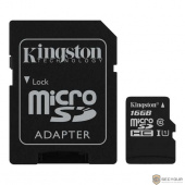Micro SecureDigital 16Gb Kingston SDCS2/16GB {MicroSDHC Class 10 UHS-I, SD adapter}