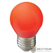ECOLA K7CR50ELB globe   LED color  5,0W G45 220V E27 Red шар Красный матовая колба 77x45