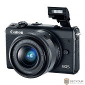 Canon EOS M100 черный {24.2Mpix 3&quot; 1080p WiFi 15-45 IS STM LP-E12}