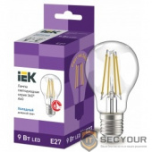 Iek LLF-A60-9-230-65-E27-CL Лампа LED A60 шар прозр. 9Вт 230В 6500К E27 серия 360°    