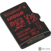 Micro SecureDigital 128Gb Kingston SDCR/128GBSP {MicroSDXC Class 10 UHS-I V30 A1, Canvas React}