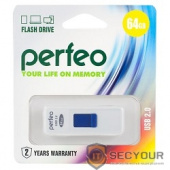 Perfeo USB Drive 64GB S03 White PF-S03W064