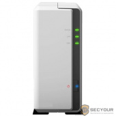 Synology DS120j Сетевое хранилище DC 800MhzCPU/ 512Mb/ up to 1HDDs/ SATA(3,5'')/ 2xUSB2.0/ 1GigEth/ iSCSI/ 2xIPcam (up to 5)/ 1xPS/ 2YW&quot;