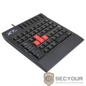 Keyboard A4Tech X7-G100 USB, 62 клавиши, USB, влагозащищенная, прорезиненые клавиши управления [511469]