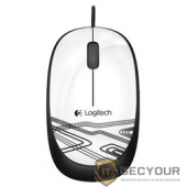 910-002944/910-003117 Logitech Mouse M105 Optical Mouse USB White Ret