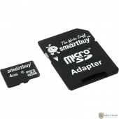 Micro SecureDigital 4Gb Smart buy SB4GBSDCL4-01 {Micro SDHC Class 4, SD adapter}