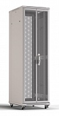 Hyperline TTR-2281-DD-RAL7035 Шкаф напольный 19-дюймовый, 22U, 1166x800х1000 мм (ВхШхГ), передняя и задняя распашные перфорированные двери (75%), ручка с замком, цвет серый (RAL 7035) (разобранный)
