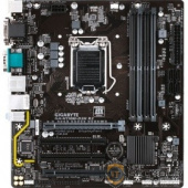 Gigabyte GA-H110M-D3H R2 RTL {Socket 1151, iH110, 4*DDR4, 2*PCI-E, SATA 6Gb/s, 8ch, GLAN, USB3.1, D-SUB + DVI-D + HDMI + DP, mATX}