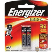 Energizer MAX E92/AAA BP2  LR03  RU (2 шт. в уп-ке)