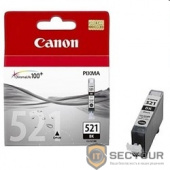 Canon CLI-521Bk 2933B004 Картридж для Canon Pixma iP3600, 4600, MP540 ,MP620, MP630, MP980, Черный, 9 мл.