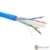 DKC RN6AUUPV5BL Информационный кабель неэкранированый  U/UTP 4х2 CAT6A, PVC, синий (бухта 500 м)   