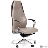 Офисное кресло Chairman BASIC кожа/кз, светло-серый/темно-серый N (7023196)
