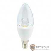 ECOLA C4QV70ELC candle   LED Premium  7,0W 220V  E14 4000K прозрачная свеча  с линзой (композит) 109x37