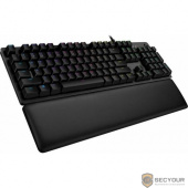 Клавиатура Logitech G513 Tactile (GX Brown switches) механическая черный USB Multimedia for gamer LED (подставка для запястий)