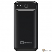 Harper Аккумулятор внешний портативный PB-2605 Black (5 000 мАч; Тип батареи: Li-Ion; Фонарик; LED индикатор уровня заряда; Вход: 5В/1А; Выход USB 1: 5В/1А)