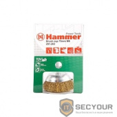 Кордщетка Hammer Flex 207-202 75мм d6  чашеобразная гофрированная мягкая, с хвостовиком [32442]