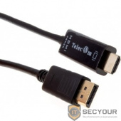 Telecom Кабель-переходник [TA811-1.8M] DisplayPort M-&gt; HDMI M 4K@30Hz 1.8m (6926123465226)