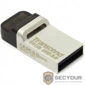 Transcend USB Drive 64Gb JetFlash 880 TS64GJF880S {USB 3.0/MicroUSB}