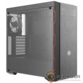 Cooler Master MasterBox MB600L [MCB-B600L-KA5N-S00] w/ODD, 2xUSB3.0, 1x120Fan, w/o PSU, Black, w/Red Trims