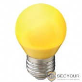 ECOLA K7CY50ELB globe   LED color  5,0W G45 220V E27 Yellow шар Желтый матовая колба 77x45