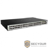 D-Link DGS-3630-52TC/A1AMI PROJ Управляемый стекируемый коммутатор 3 уровня с 44 портами 10/100/1000Base-T, 4 комбо-портами 10/100/1000Base-T/SFP,4 портами 10GBase-X SFP+ и программным обеспечением MI