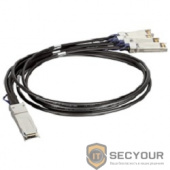 D-Link DEM-CB100QXS-4XS PROJ Пассивный кабель 40G QSFP+ длиной 1 м для прямого подключения с 1 разъемом QSFP+ и 4 разъемами 10GBase-X SFP+