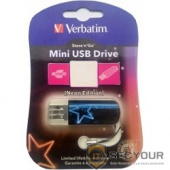 Verbatim USB Drive 32Gb Mini Neon Edition Blue 49389 {USB2.0}
